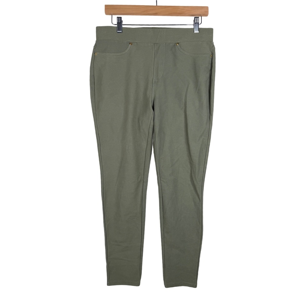 MICHAEL Michael Kors Olive Green slim Ponte pants